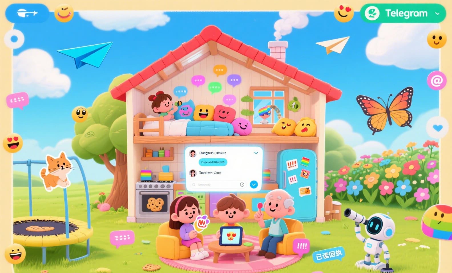 纸飞机（Telegram)下载的消息是否加密？